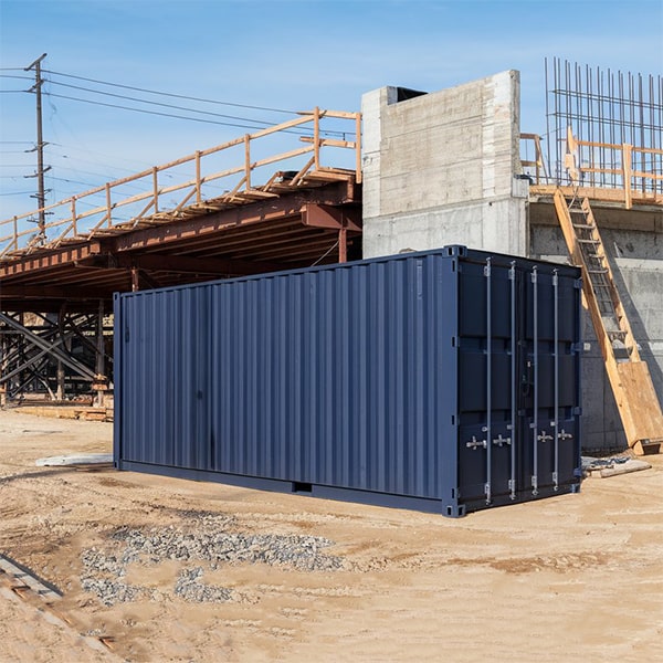 we offer rental options for short-term use of our construction site storage containers